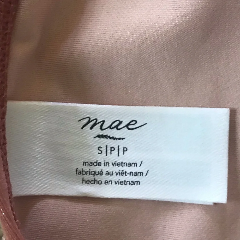 NWOT Mae Bikini Side Tie Bottom